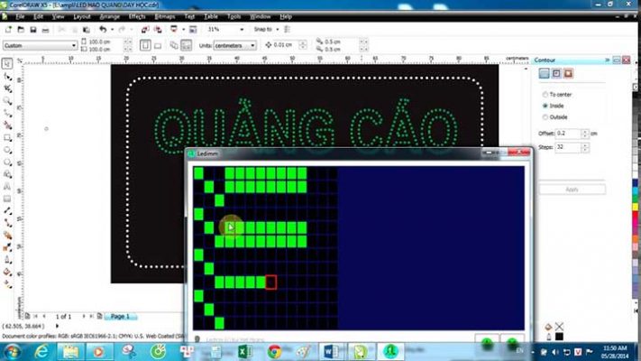 phần mềm lập trình led quảng cáo