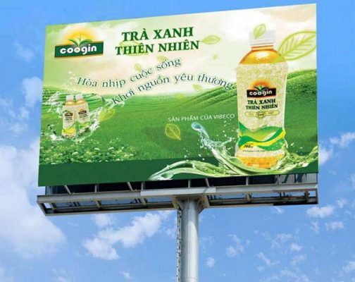 Mẫu biển quảng cáo in bạt