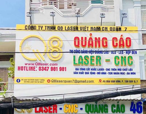 Xưởng gia công biển quảng cáo quận 7