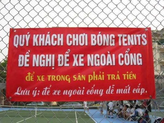 những biển quảng cáo chỉ có ở việt nam
